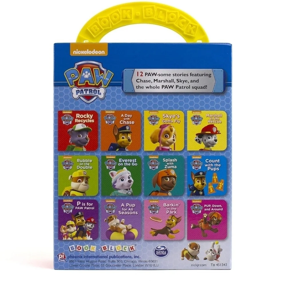 Nickelodeon Paw Patrol Book Block 12 Board Books